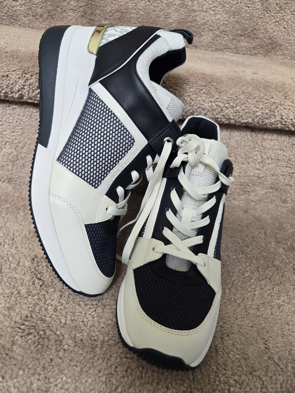 MICHAEL Michael Kors Black and White Women's Sneakers